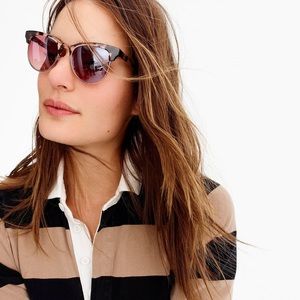 J. Crew Pink Tortoise Boardwalk Sunglasses